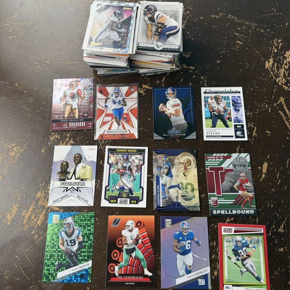 Football Cards Lot 200 NM ALL STARS Zenith Elite Illusion Sage Absolute Gridiron